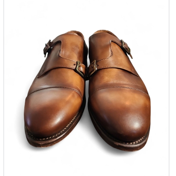 TAFT Prince Monk Double Strap Men Oxford Loafers Brown 42/US 9 Timeless Classic - Picture 4 of 12